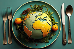 A World of Flavor graphic