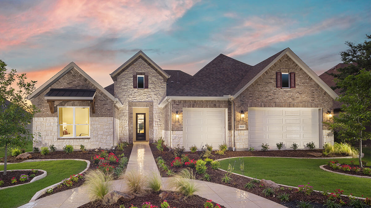 Texas retirement community new homes for 55+ living