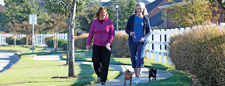 Residents Walking - Robson Ranch Texas