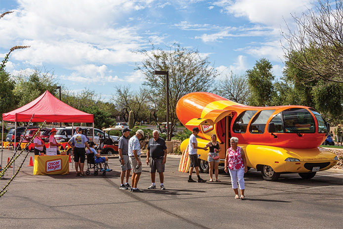 Quail Creek active 55 plus retirement community in Arizona hosts car show