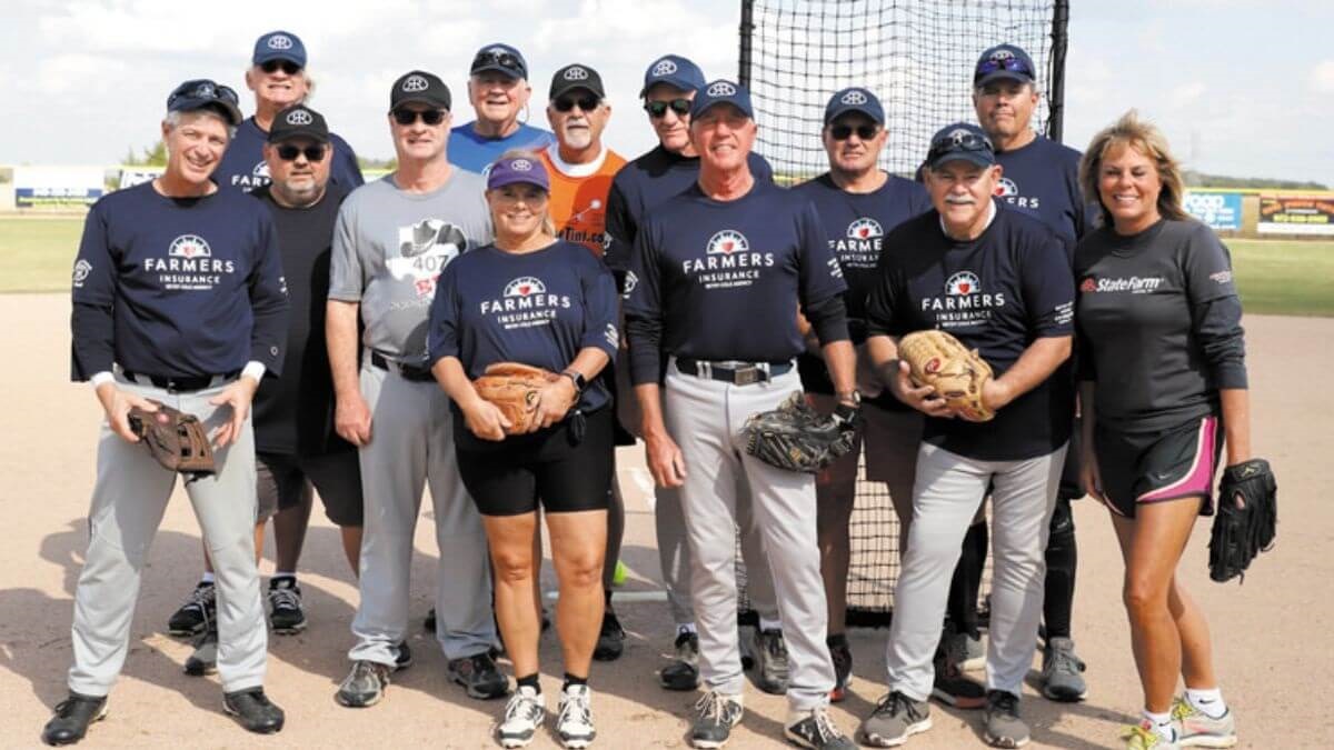 Robson Ranch TX Softball for 55+ adults in Denton, Texas