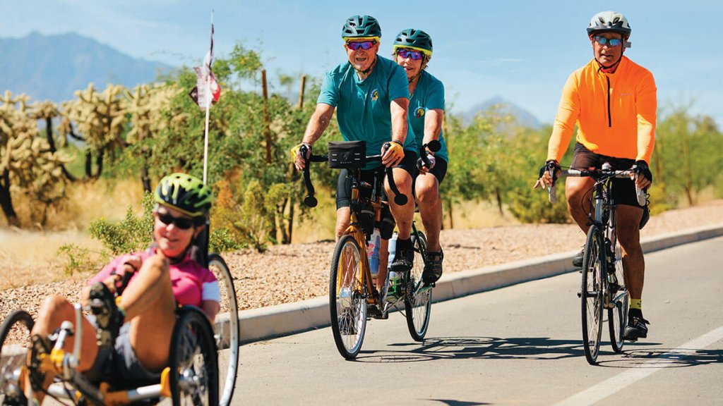 Cyclist at Quail Creek, Active Adult Living in Arizona