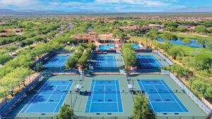Tennis Courts at Quail Creek, active 55+ retirement living