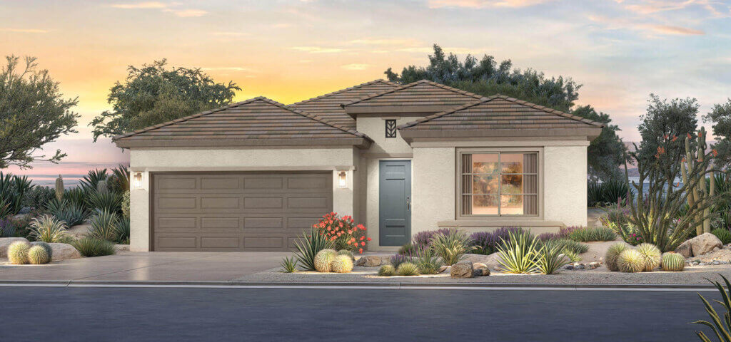 Arcadia Elevation C at Robson Ranch Arizona, a gated community in Arizona for Active Adults
