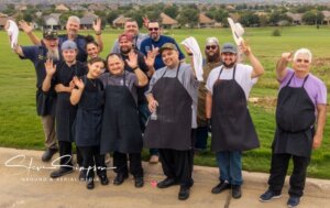 Backyard BBQ Brawl competing chefs from the Robson Communities