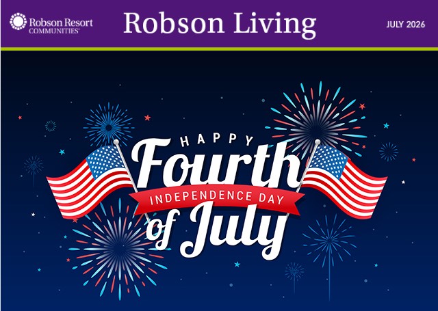 July 2026 Robson Living e-newsletter