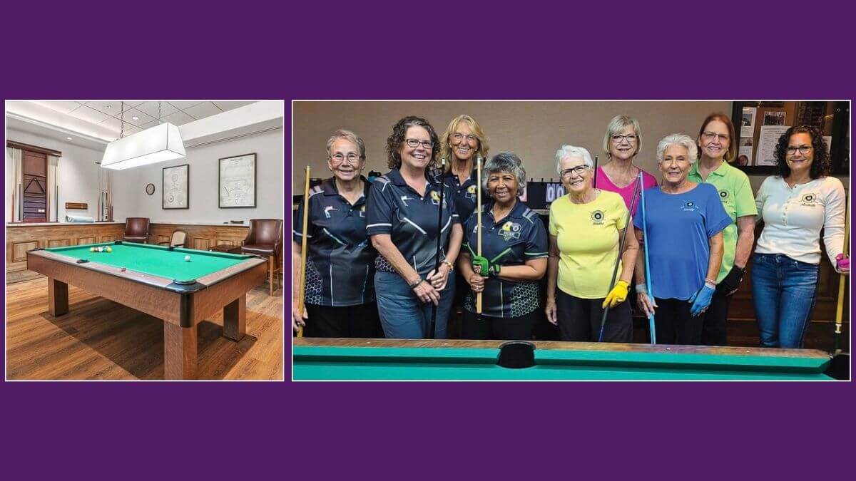 A billiards rivalry at PebbleCreek