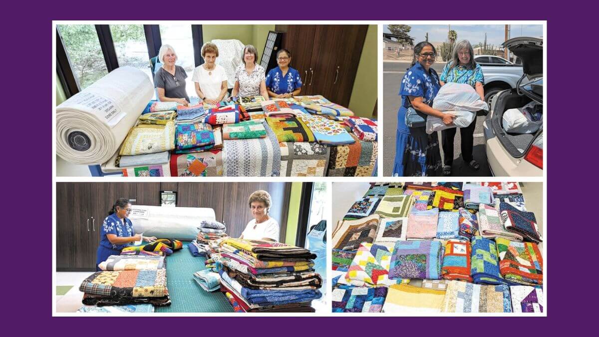 The SaddleBrooke Ranch Piecemakers donate 1,000 quilts
